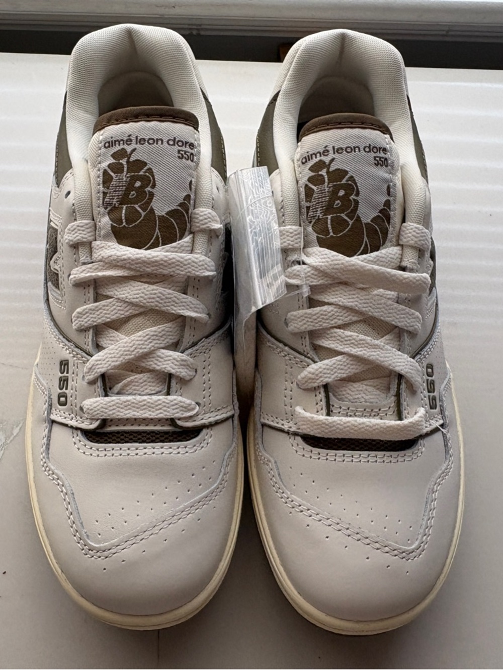 New Balance Off-White & Brown Retro Runner